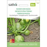 Sativa Bio Zucchetti grün "Runde von Nizza"