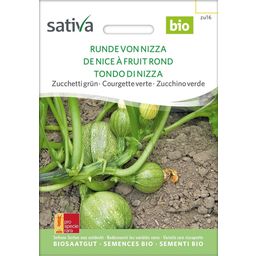 Sativa Bio Zucchetti grün "Runde von Nizza"