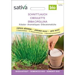 Sativa Organic Chives - Seed Disc