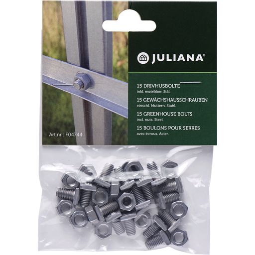 Juliana Standardschrauben - Stahl - 15 Stück
