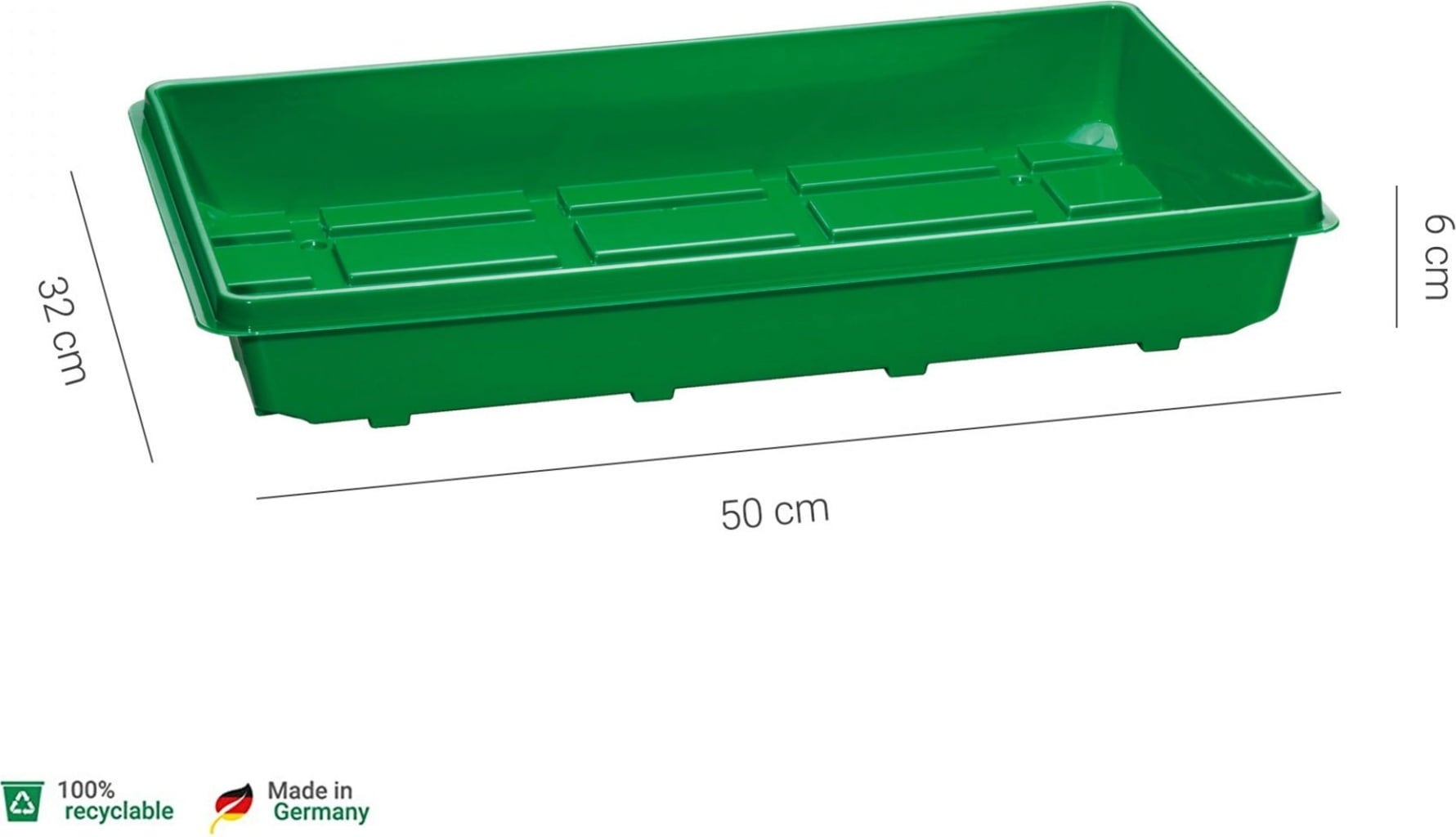 Romberg Dibbler and Seed Tray - 50x32cm - 1 item