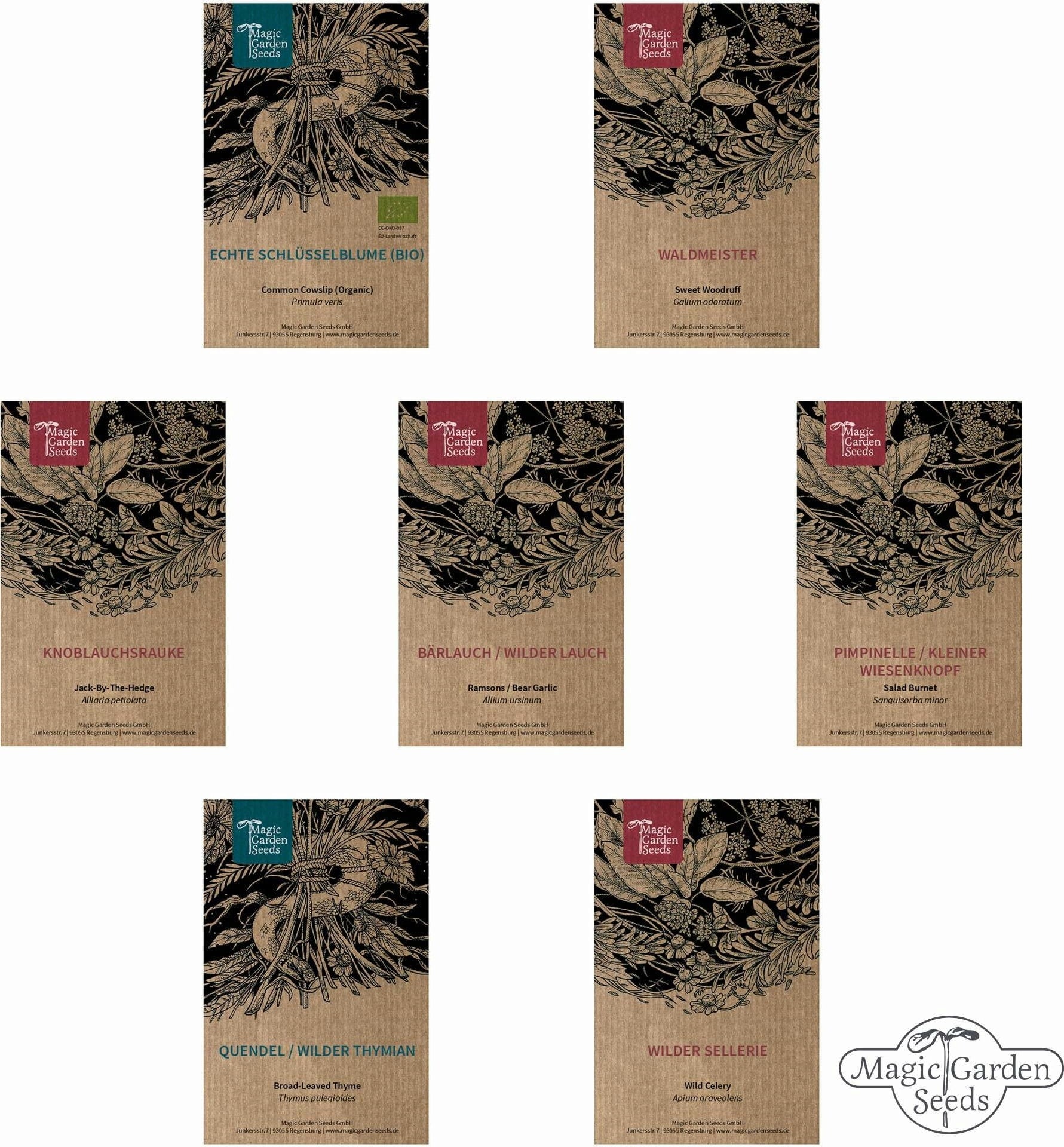 Magic Garden Seeds Herbes Sauvages - Ensemble de Graines