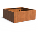 Jardinière Carrez en Acier Corten - Carrée - 200 x 200 x 80 cm