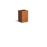Jardini&egrave;re Carrez en Acier Corten - Carr&eacute;e