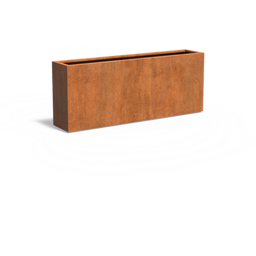 Jardinière Carrez en Acier Corten - Rectangulaire - 200 x 40 x 80 cm
