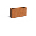 Korito za rastline Carrez iz jekla Corten - pravokoten - 150 x 40 x 80 cm