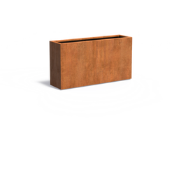 Korito za rastline Carrez iz jekla Corten - pravokoten - 150 x 40 x 80 cm
