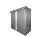 Tinted Glass Panel for Neo Garden Shed, Dark grey metallic