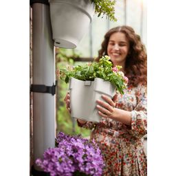 elho vibia campana Downspout Planter - 22 cm - Silk white