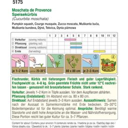 AUSTROSAAT Calabaza Bio - Moschata de Provence