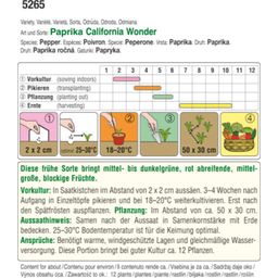 AUSTROSAAT Biologische Paprika California Wonder