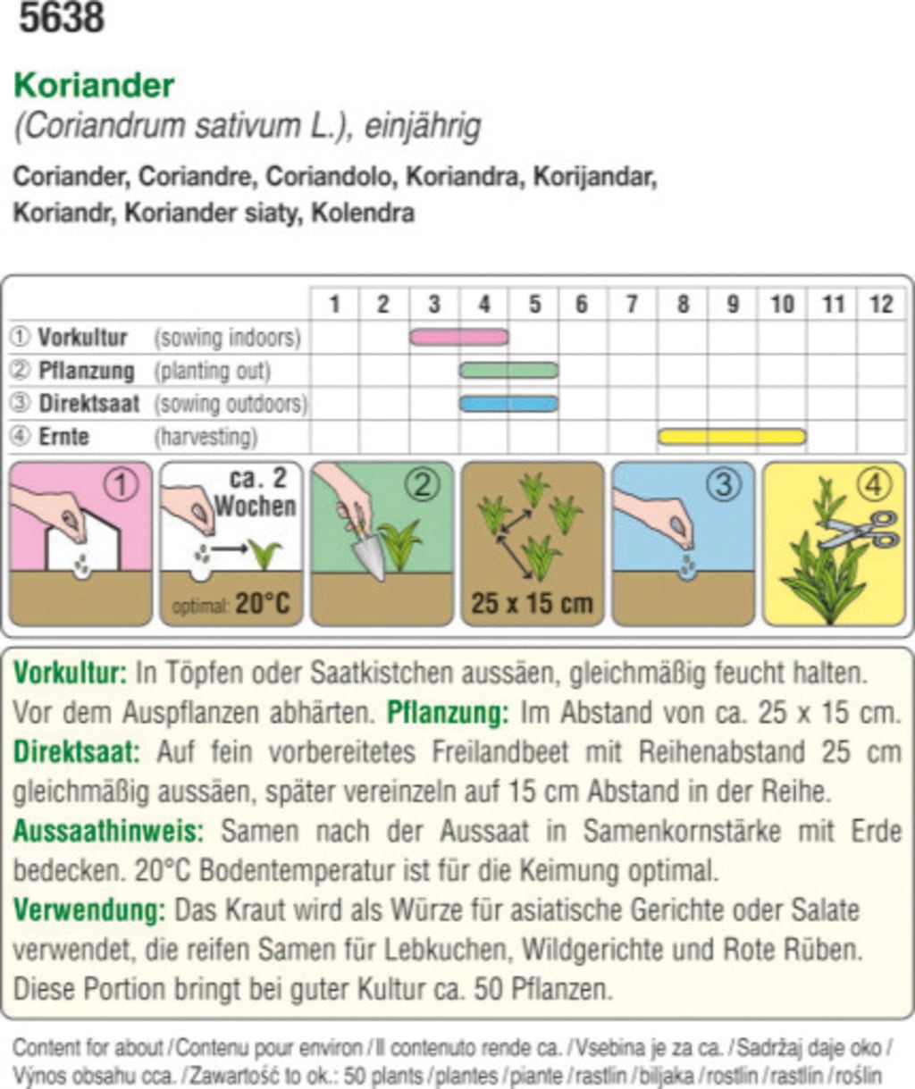 AUSTROSAAT Bio koriander