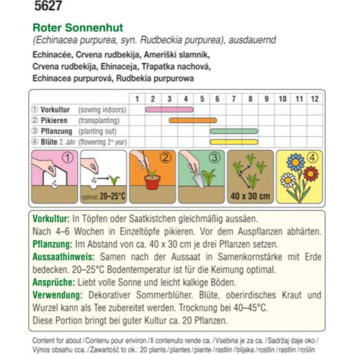 AUSTROSAAT Echinacea Bio - Roter Sonnenhut