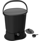 "Organko Essential black" Bokashi Household Bucket,  15.3 L