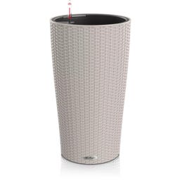 Lechuza Självvattnande Kruka CILINDRO Cottage 23 - sandbrun