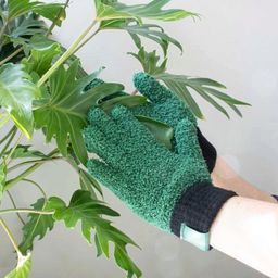 Rokavice za brisanje prahu iz mikrovlaken za vaše rastline