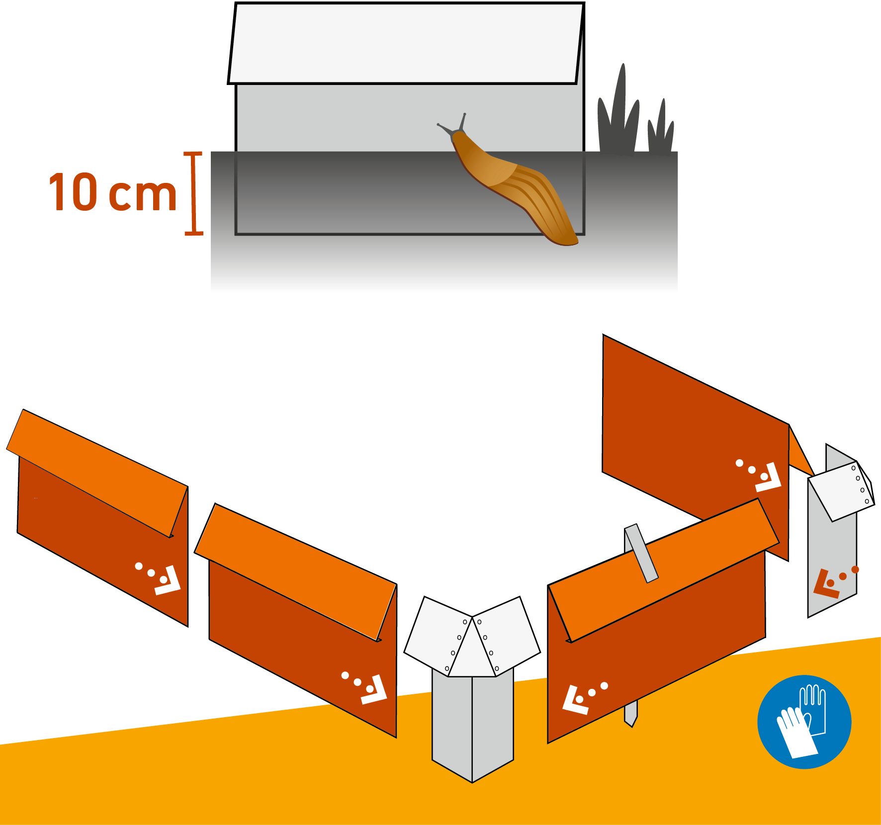 Windhager Schneckenzaun Wand - 1 Stk.