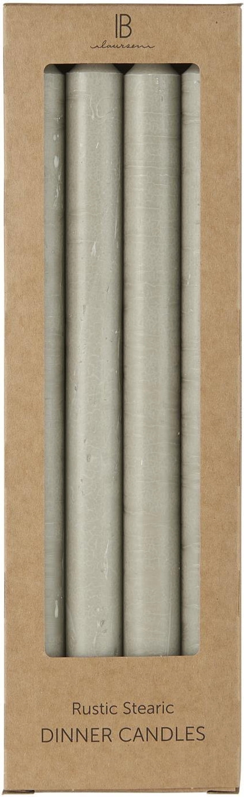 IB Laursen Ash Grey Stick Candles