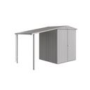 Side Roof for Europa Garden shed - Silver-Metallic - Size 2/3/4A