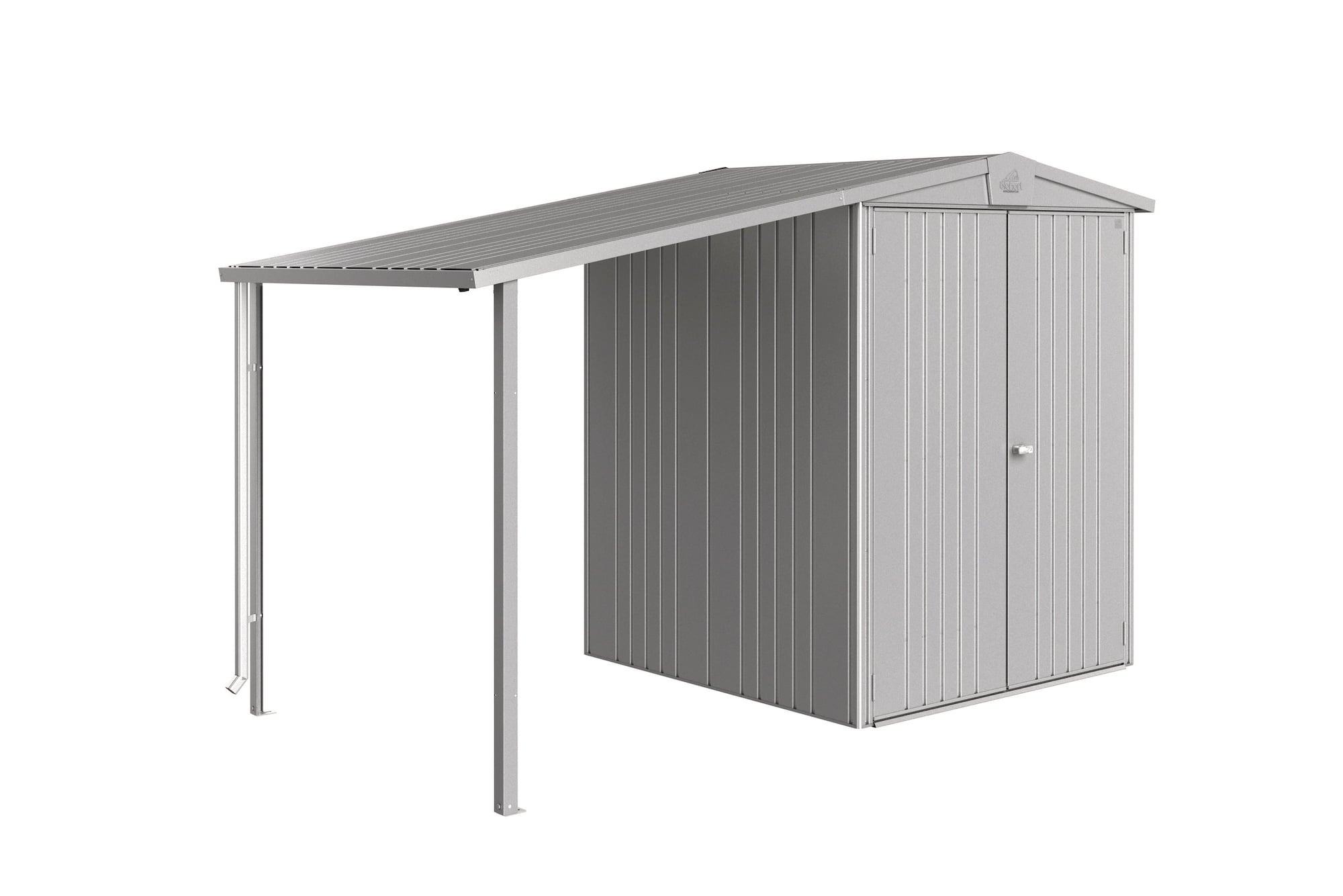 Side Roof for Europa Garden shed - Silver-Metallic - Size 2/3/4A