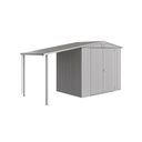 Side Roof for Europa Garden shed - Silver-Metallic - Size 2/3/4A