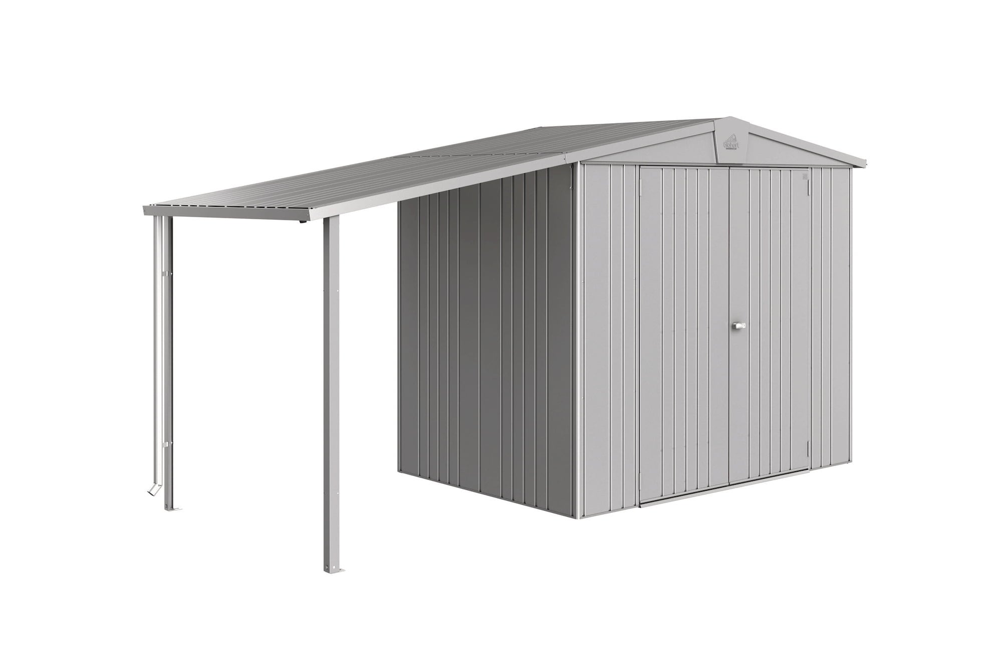 Side Roof for Europa Garden shed - Silver-Metallic - Size 2/3/4A