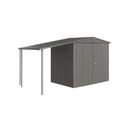 Side Roof for Europa Garden Shed - Quartz Grey-Metallic - Size 2/3/4A