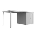 Side Roof for Neo Garden Shed - Silver-Metallic