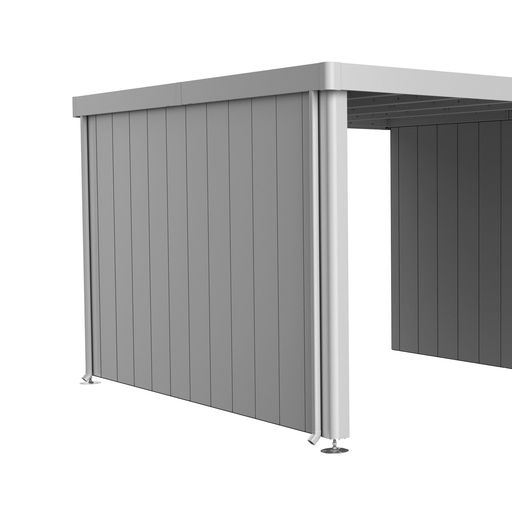 Seitenwand für Seitendach zu Gerätehaus Neo - silber-metallic - 4A/4B/4C/4D