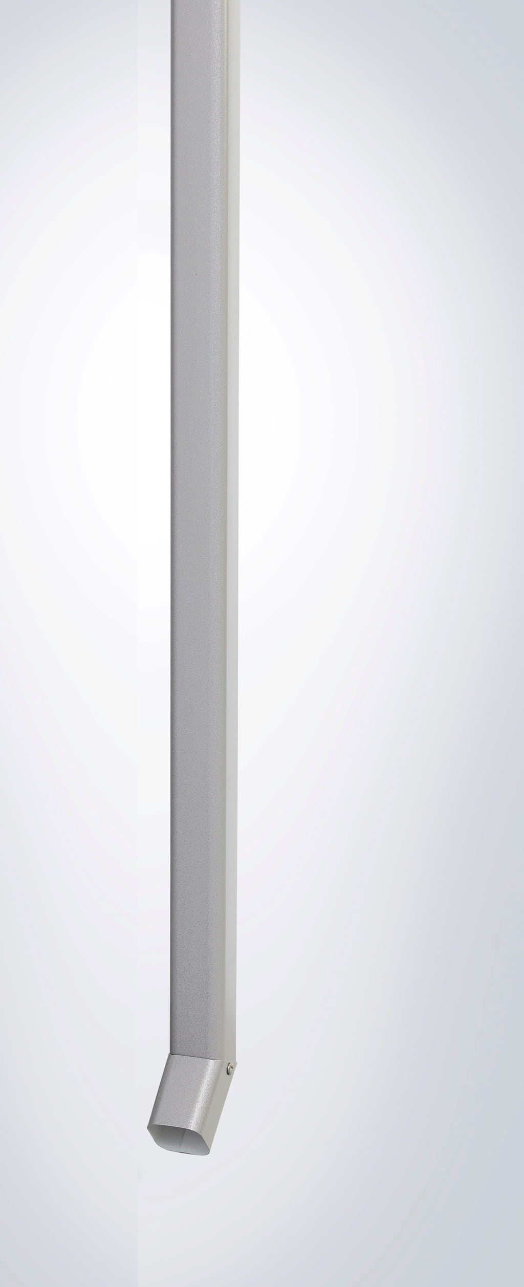 Rain Downpipe Set for Panorama Garden Shed - Silver-Metallic