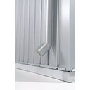 Biohort Regenfallrohr-Set zu Gerätehaus Europa - silber-metallic