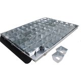 Cultivation Tray with 70 Individual Pots - Galvanized Steel