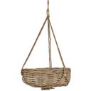 IB Laursen Rattan Hanging Basket - H: 13 cm Ø: 36 cm
