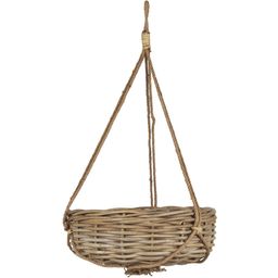 IB Laursen Rattan Hanging Basket - H: 13 cm Ø: 36 cm