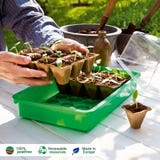 144 Vasos de Cultivo 5 cm - 12 tiras de 12 vasos