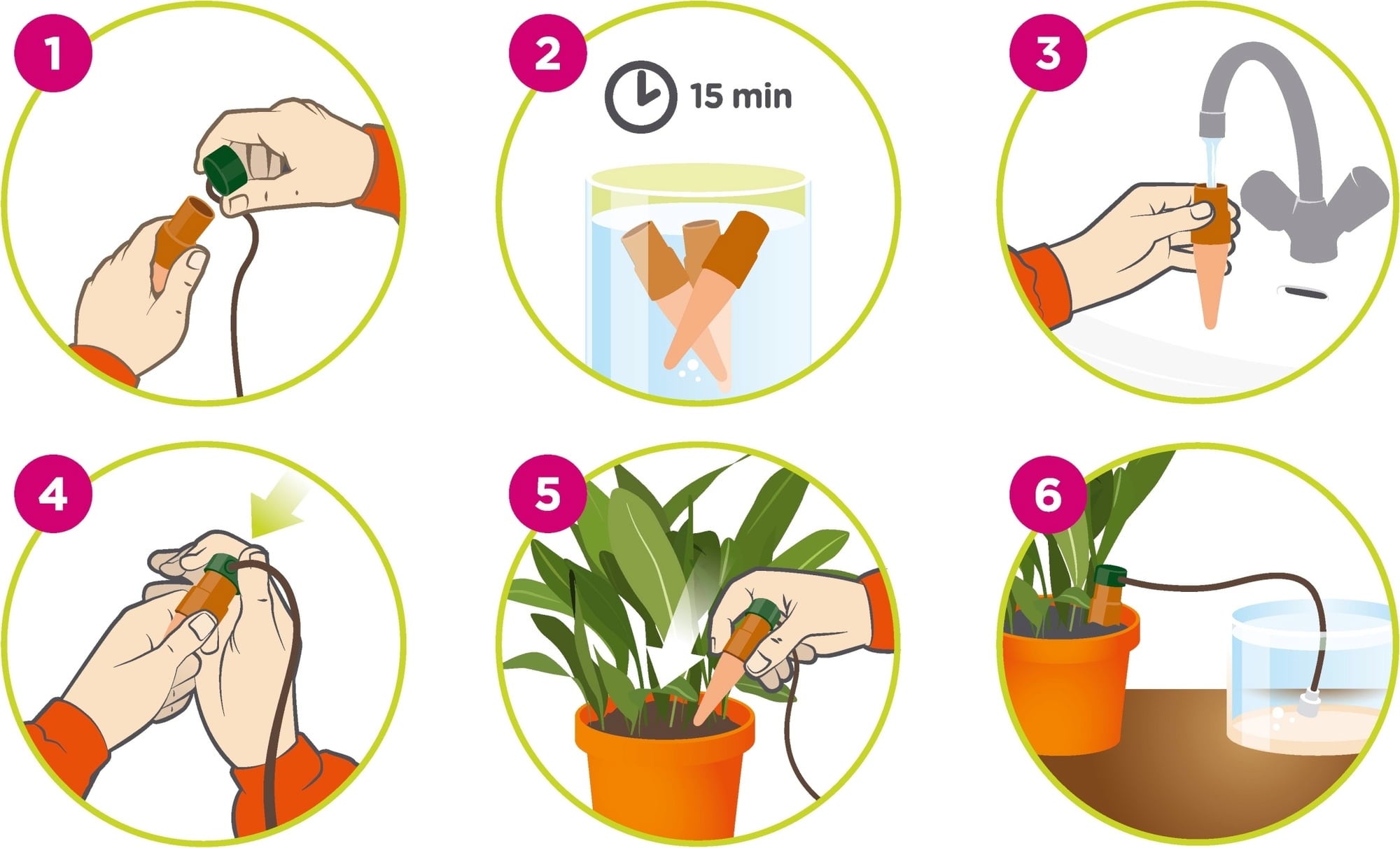 Blumat Classic - Pour Plantes d'Intérieur | Pack - 3 pièces