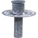 Chic Antique Candleholder for Bottles H8/Ø8 cm - Antique Zinc