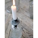 Chic Antique Candleholder for Bottles H8/Ø5 cm - Antique Zinc