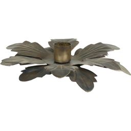 Chic Antique Leaves Candlestick - 1 item