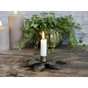 Chic Antique Leaves Candlestick - 1 item