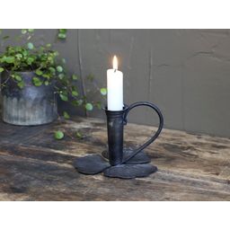 Chic Antique Leaf Candleholder for Mini Stick Candles