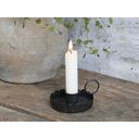 Antique Candleholder for Mini Stick Candles - Antique Black