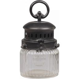 Francúzsky stabilný lampáš vrátane žiarovky a časovača - V 22 cm Ø 11 cm