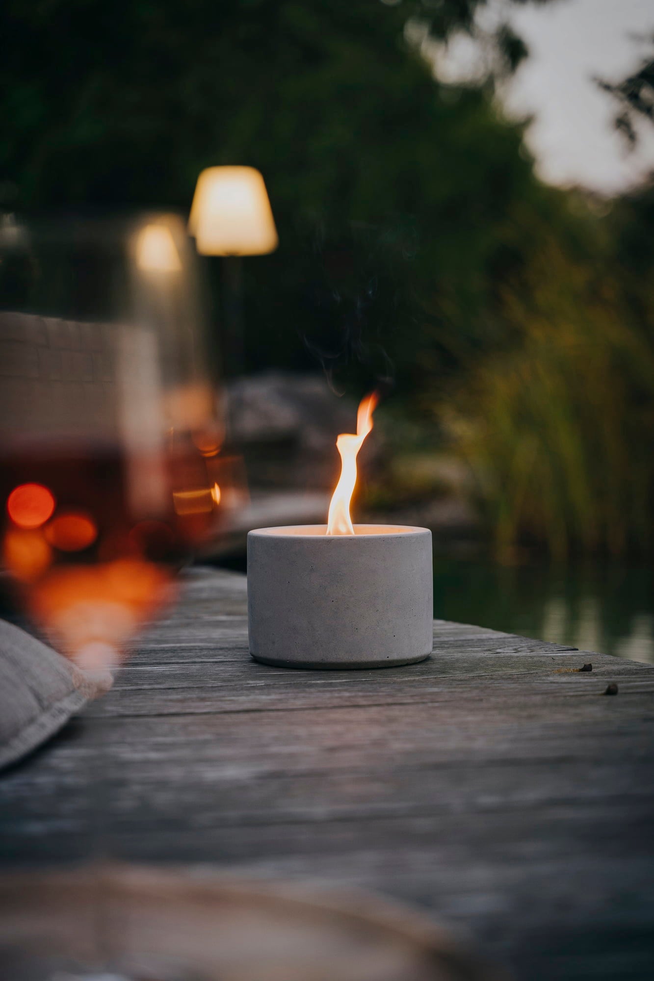 Beske Solo Concrete Candle