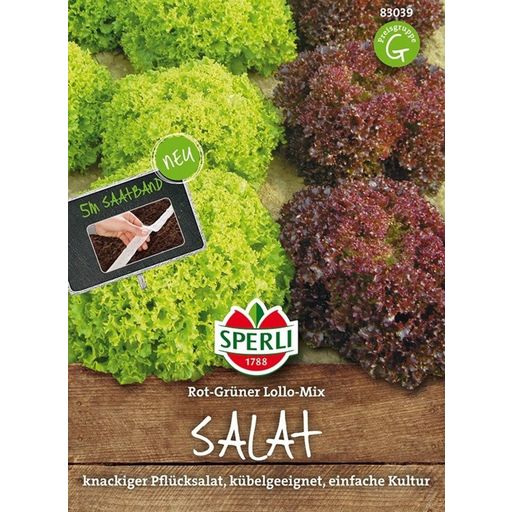 Sperli Salat-Mischung "Lollo-Mix" 5m Saatband - 1 Pkg