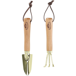 Gold-plated Mini Tools - Trowel & Hand Fork