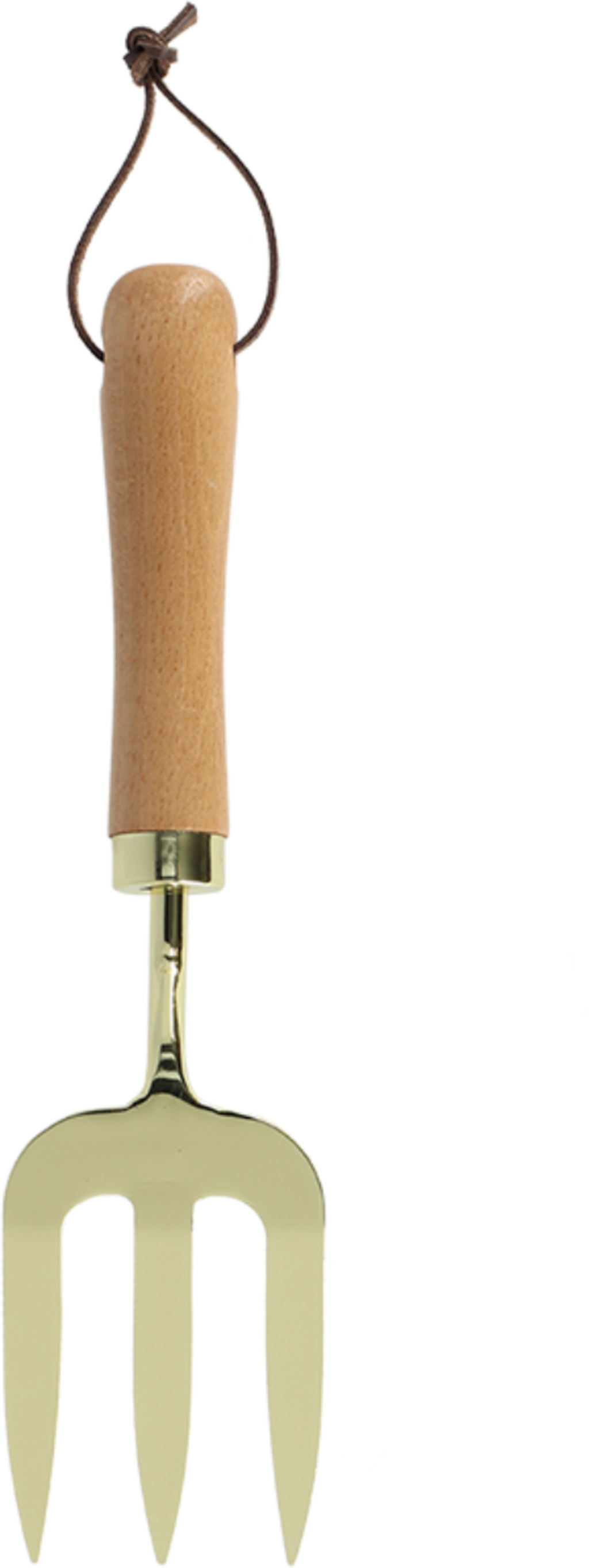 Esschert Design Guldpläterad Handgaffel