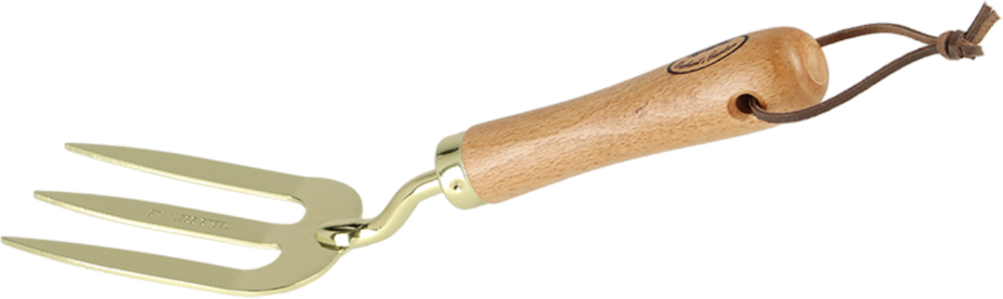 Esschert Design Guldpläterad Handgaffel