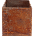 Esschert Design Rectangular Corten Steel Planter  - 60x40x40 cm