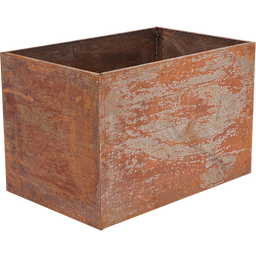 Esschert Design Rectangular Corten Steel Planter  - 60x40x40 cm